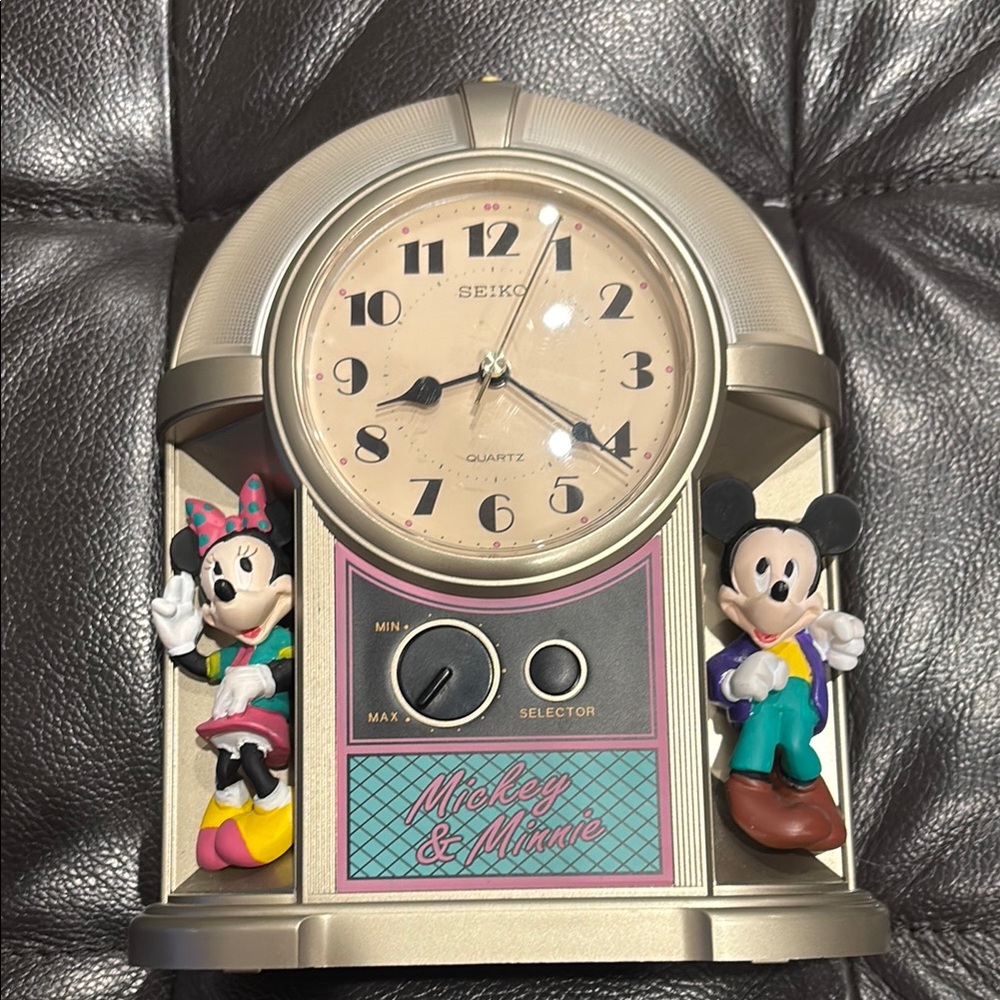 Vintage Mickey & Minnie Clock - Picture 7 of 7